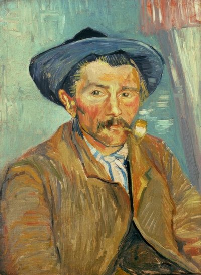 Hombre con pipa de Vincent van Gogh